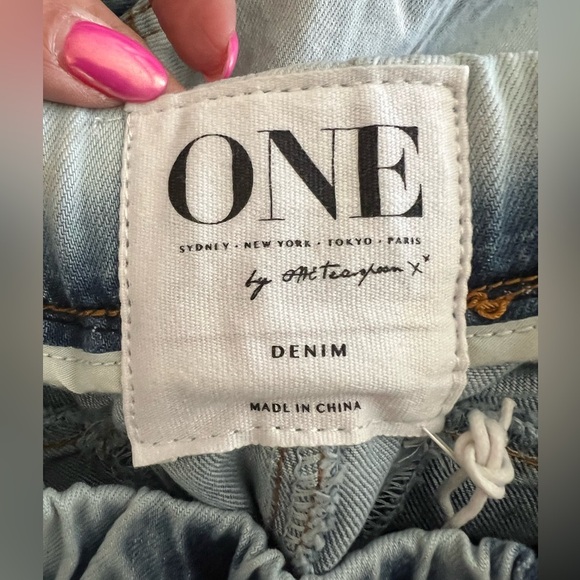 One Teaspoon Richie Denim shorts in Anarchy color size 28 AU/6 US NWT - Picture 10 of 11